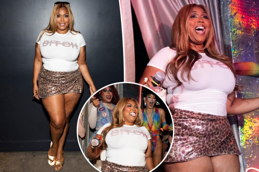Lizzo twerks with pride at New York gay bar to celebrate new album