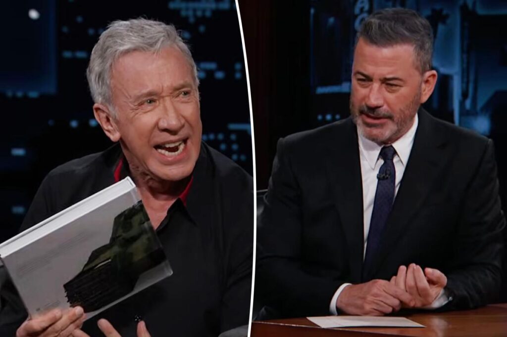 Tim Allen tells Jimmy Kimmel he “hates” birthday presents in awkward interview