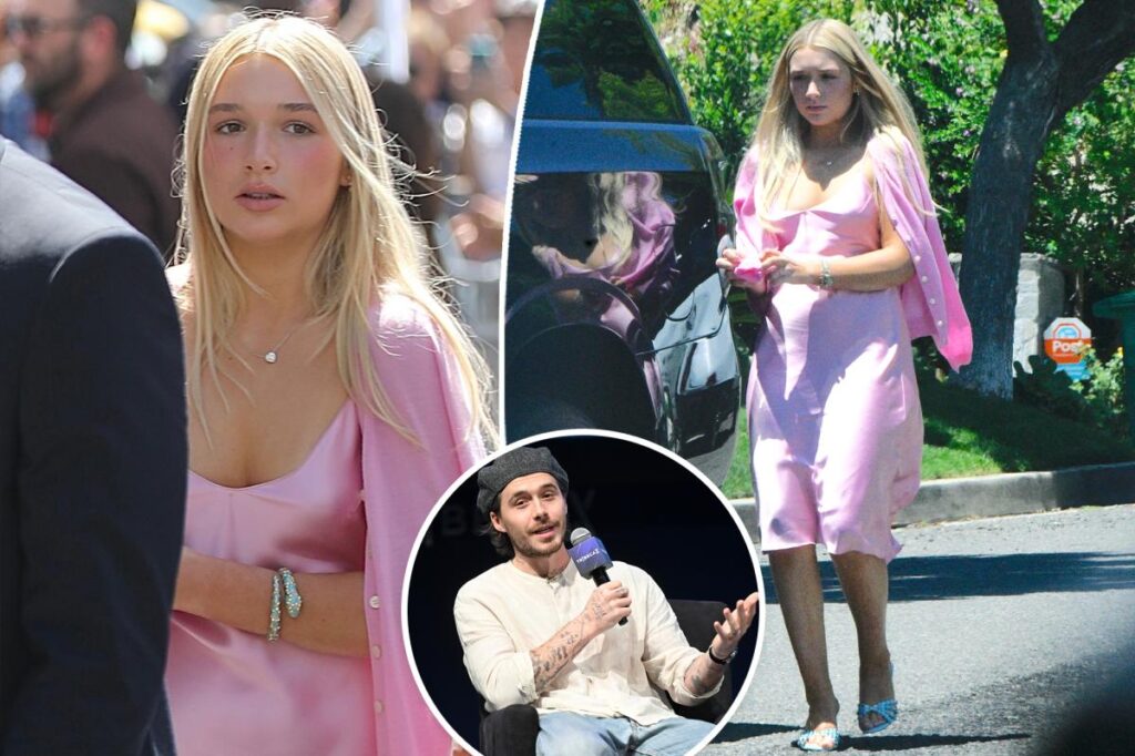 Why Brooklyn Beckham didn’t open the door to the Harper sisters when they stopped by his Los Angeles mansion