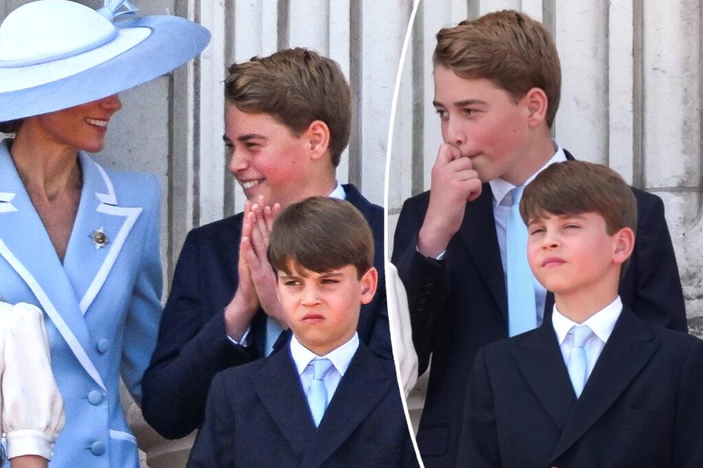 Prince George fights off a sneeze during national anthem, gets into argument with mother Duchess Kate