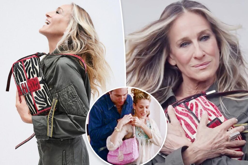 Sarah Jessica Parker nods to Carrie Bradshaw in Fendi handbag campaign