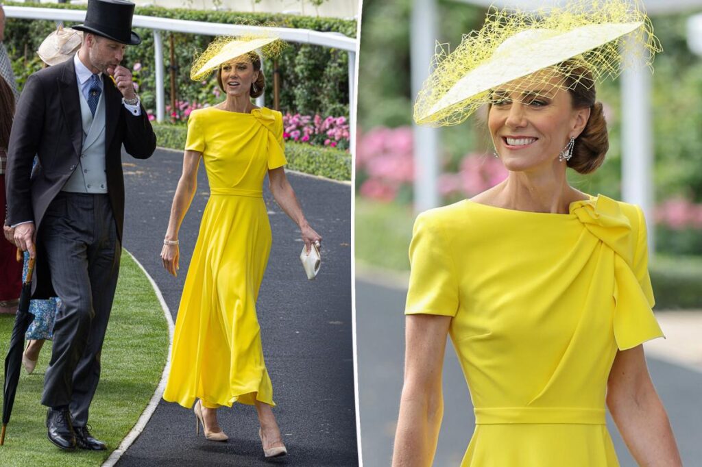 Kate Middleton attends Royal Ascot 2026 in sunny yellow dress