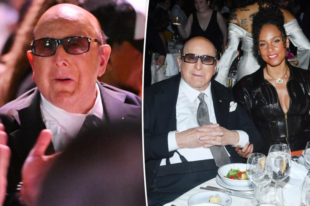 Music giant Clive Davis spotted with celebrities at last public appearance before death