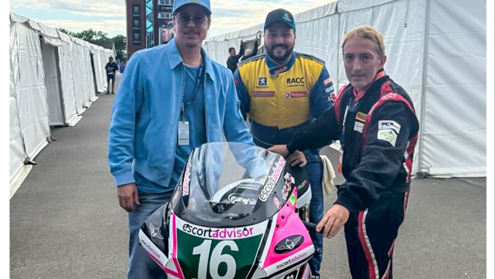 Brad Pitt appears on the set of racing movie ‘Isle of Man’, production begins