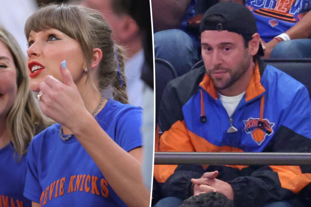 Scooter Braun risks clashing with nemesis Taylor Swift on date with Knicks’ Sidney Sweeney
