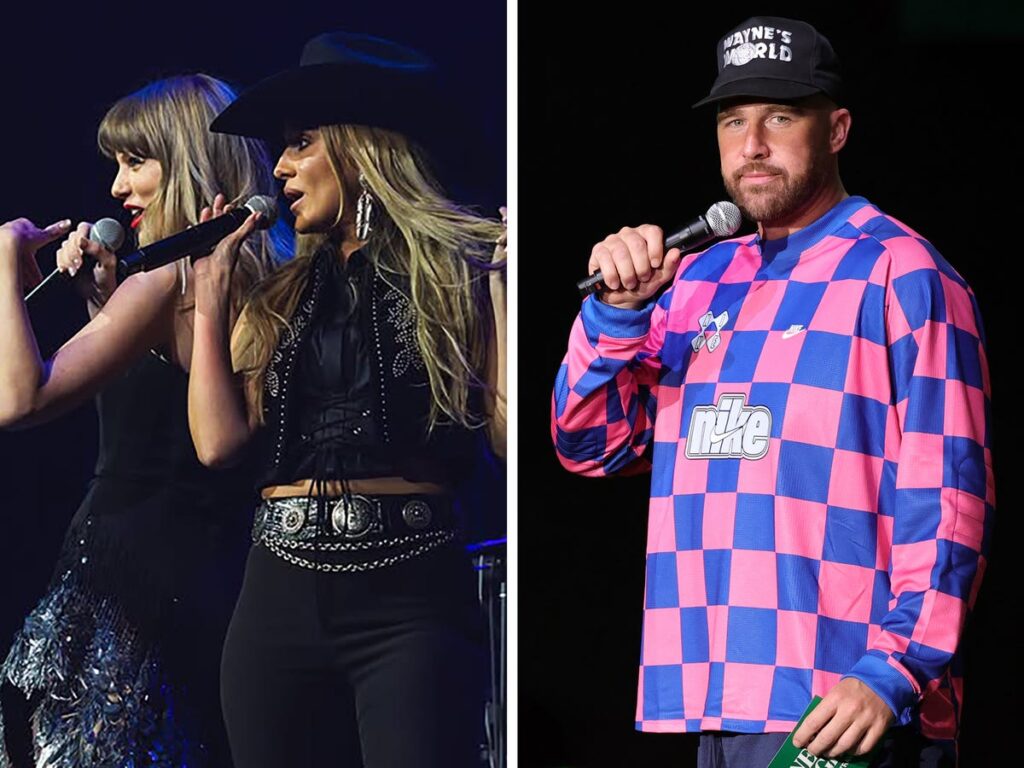 How Travis Kelsey reacted to Taylor Swift’s ‘Love Story’ TEU performance tribute