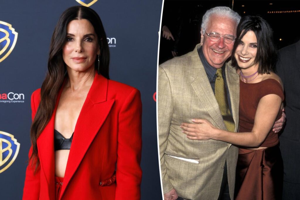Sandra Bullock shares rare photo of children with late father as Father’s Day tribute