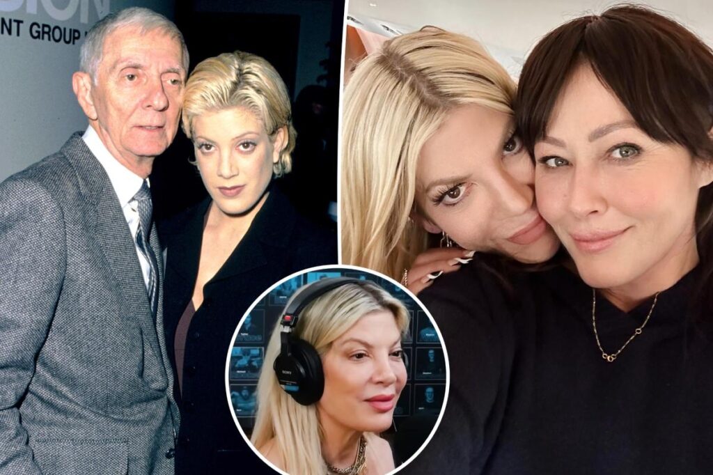 Tori Spelling cried more over Shannen Doherty’s death than her father Aaron’s