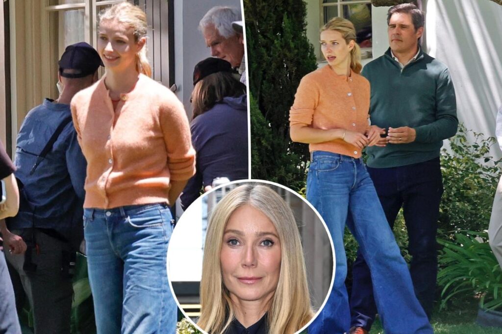 Apple Martin looks just like her mother Gwyneth Paltrow while filming her first big movie role