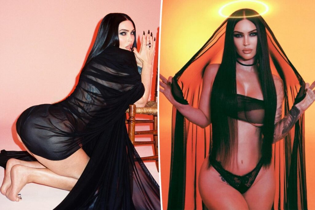 Megan Fox subscribes to ‘Jennifer’s Body’ in gothic black lingerie