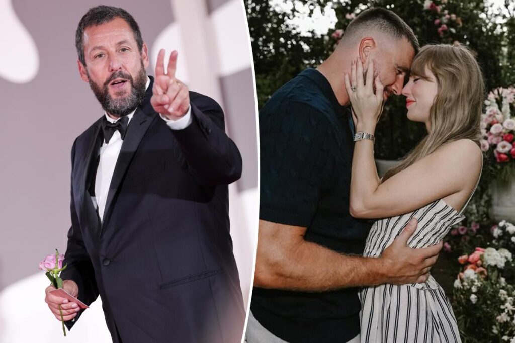 Guests at Taylor Swift and Travis Kelsey’s wedding thought Adam Sandler’s officiating was ‘a joke’