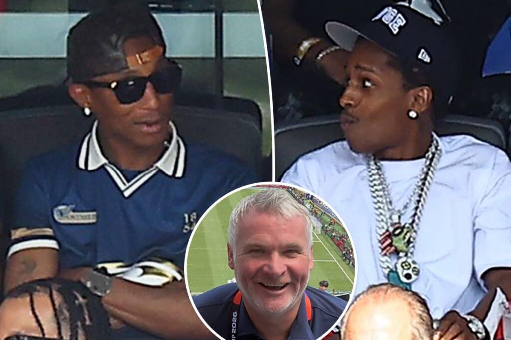 BBC commentator confuses Pharrell with A$AP Rocky during 2026 World Cup final
