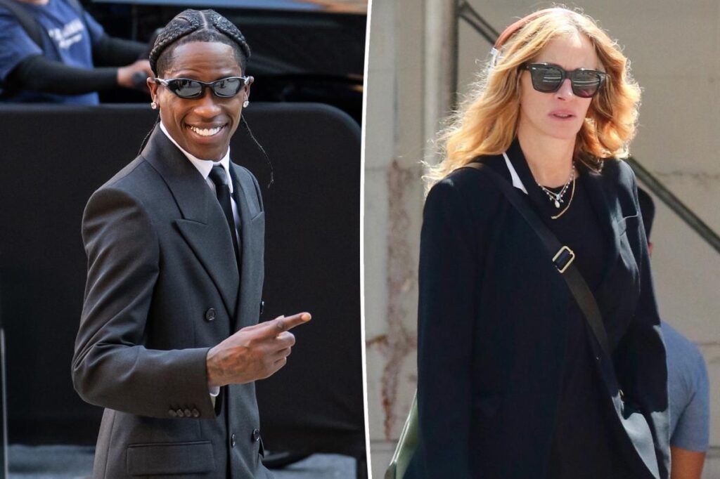 Julia Roberts dined at an upscale Indian restaurant, Travis Scott partied after the Odyssey premiere, and other sightings.