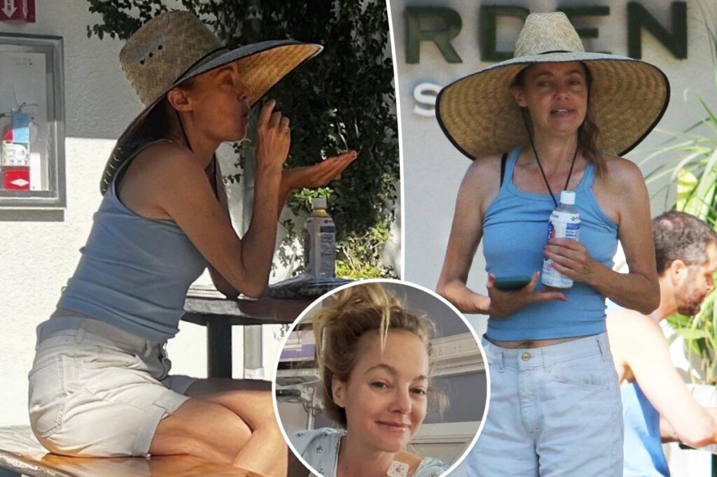 Bijou Phillips goes out on a lunch date just two weeks after receiving life-saving kidney transplant