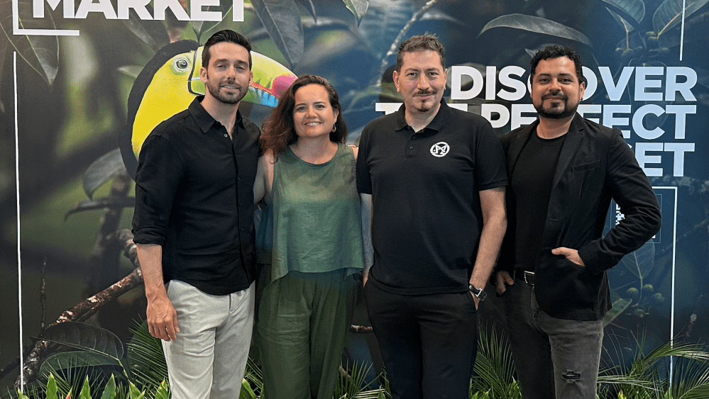 Photo of Grupo Morbido’s Pablo Guisa board at Costa Rica Media Market