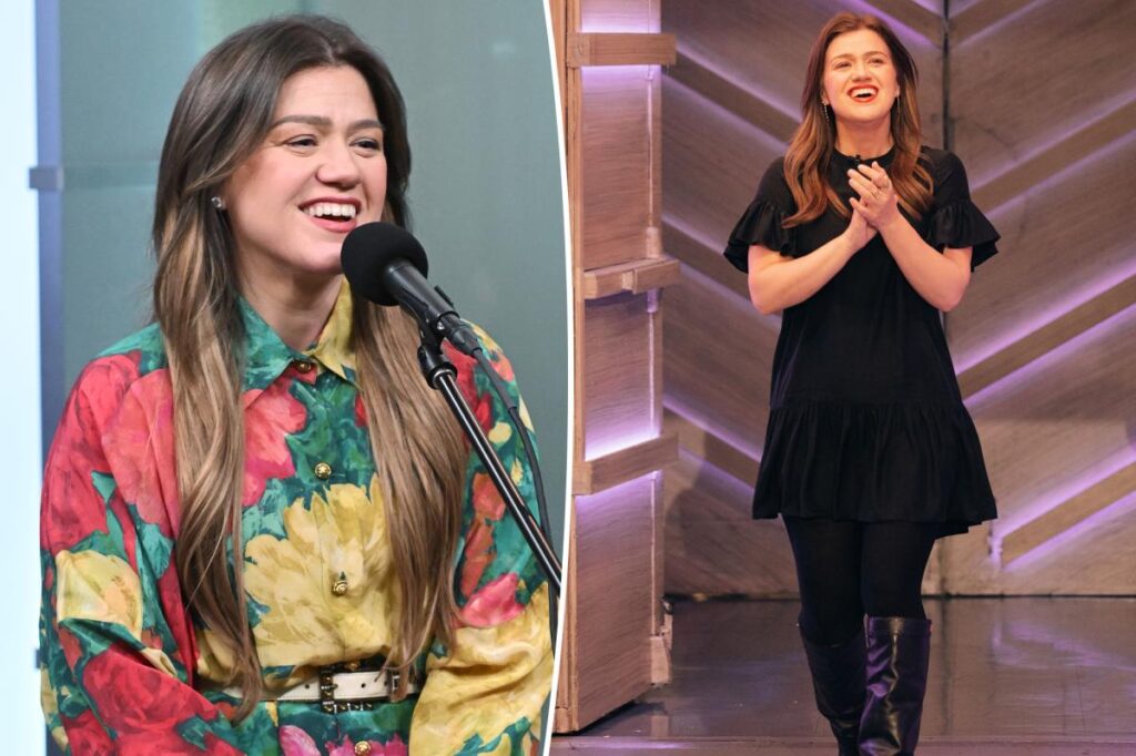 Kelly Clarkson jokes about being fired from NBC after her talk show ended