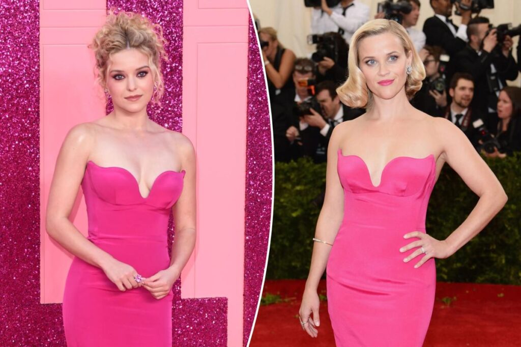 Lexi Minnetree borrows Reese Witherspoon’s 2014 Met Gala dress for ‘Elle’ London premiere